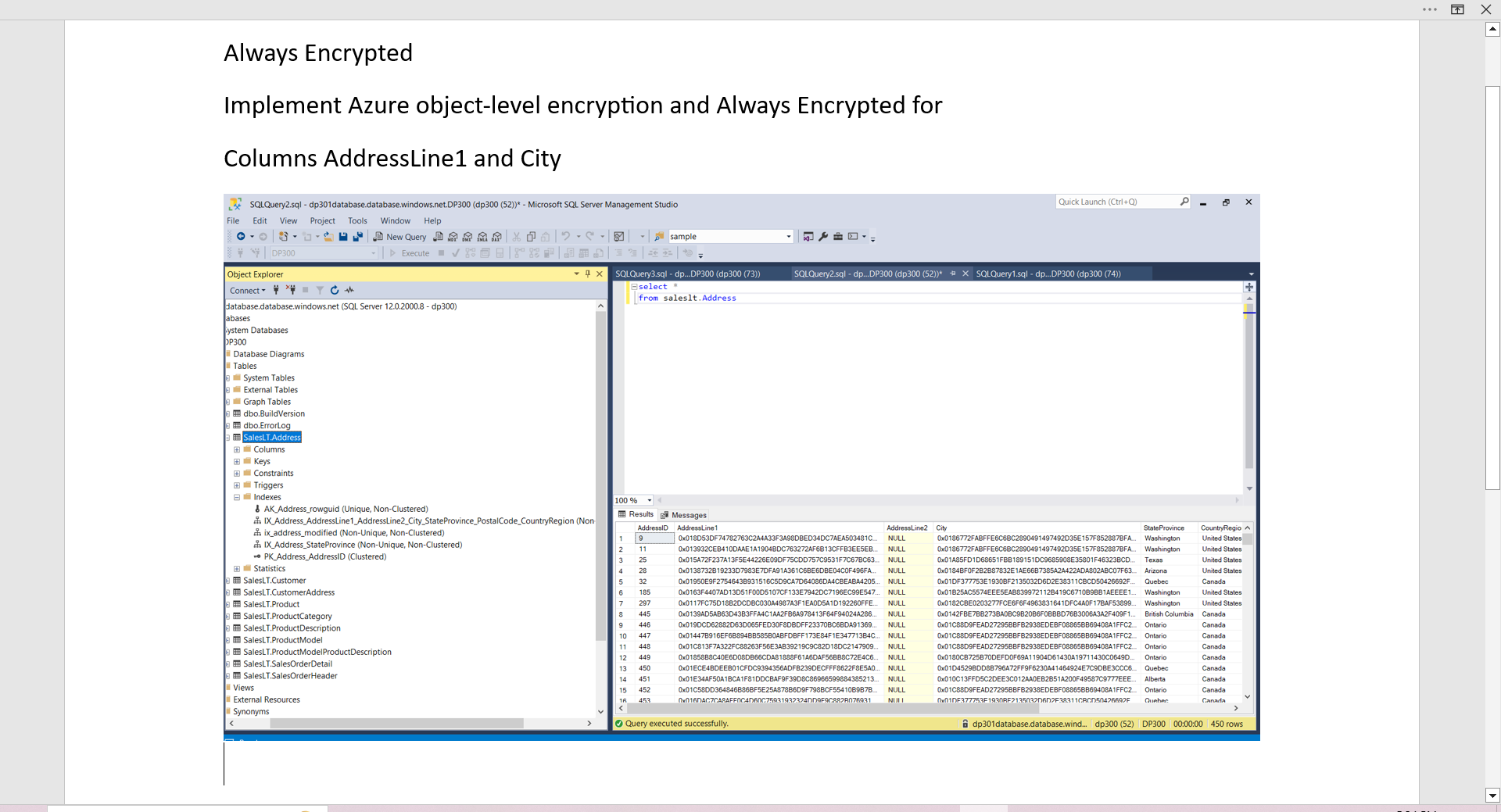 Azure Always Encrypted